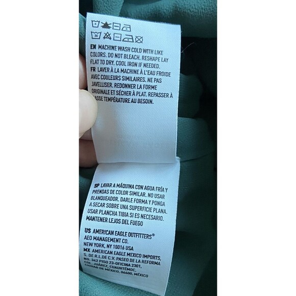 American Eagle Womens High-Waisted Plaid Mini Skirt Size S Linen Academia Preppy - Picture 5 of 12